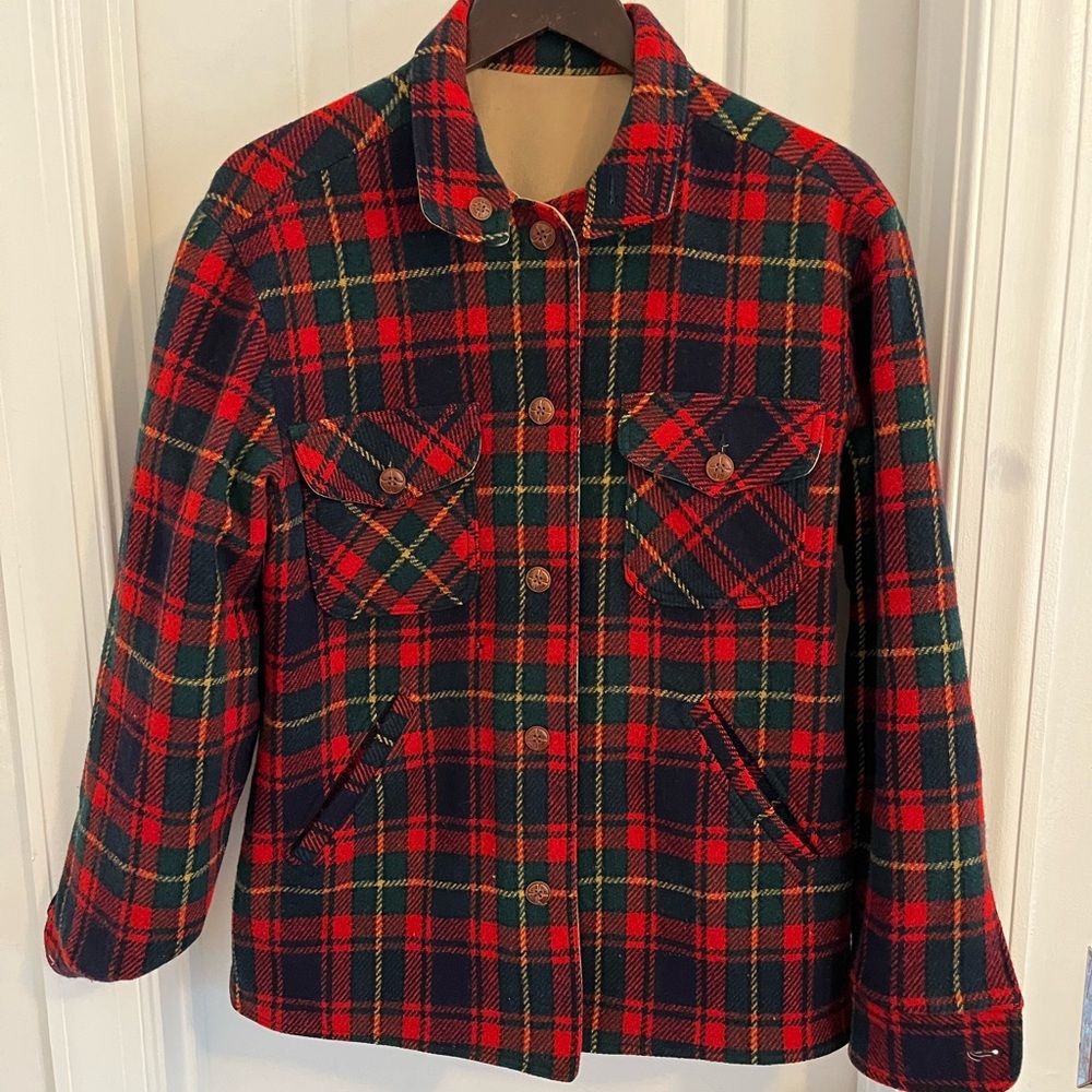 Vintage Lobo by‎ Pendleton Reversible Wool Jacket